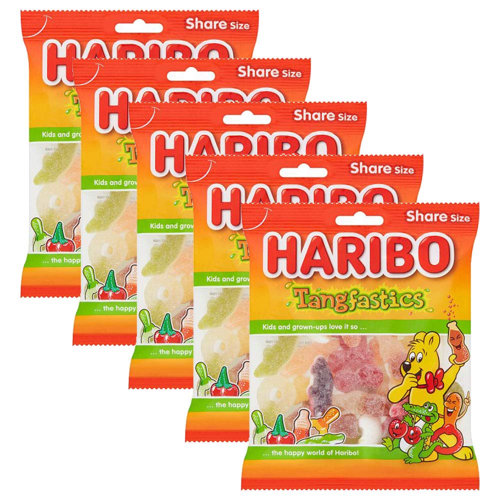 5 x 160g Tangfastic Kids Sweets Sour Gummies Share Seasonal Gift Present