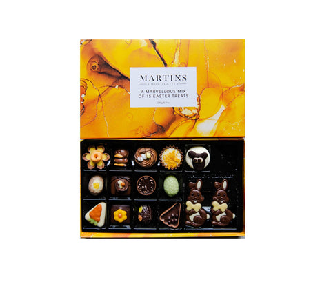 Martin's Chocolatier Easter Chocolate Gift Box | 15 Handmade Chocolates in Assorted Flavours (230g)