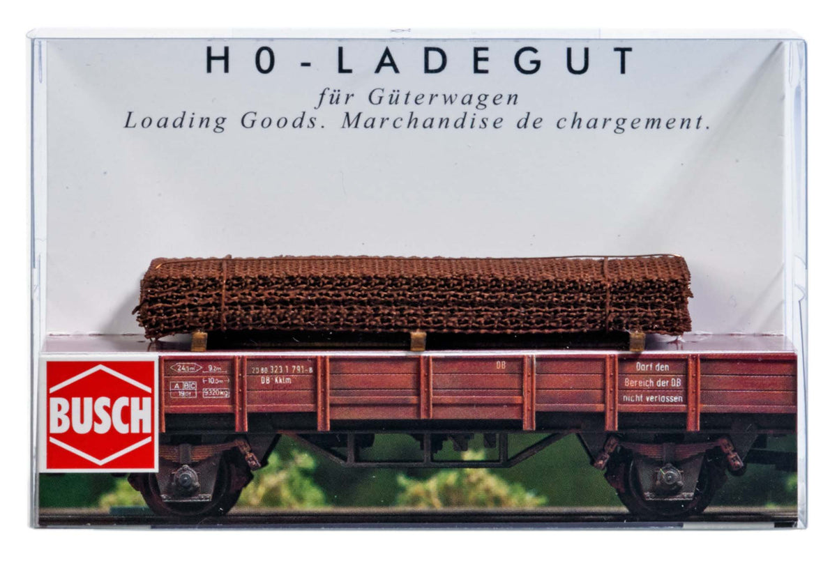 Busch 1682 Rusted Steel Mats Load HO Scenery Scale Model Scenery