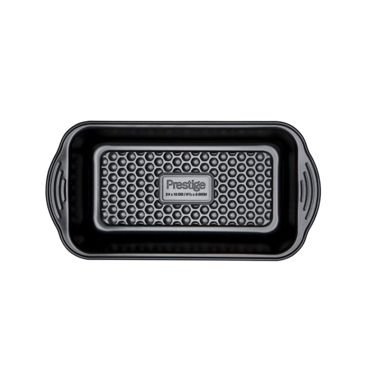 PRESTIGE - Aerolift - Loaf Tin - Non stick Bakeware - Cushion Base - Fridge Freezer and Dishwasher Safe - Carbon Steel - 24 x 13.5 x 6 cm- 9 x 5 Inch
