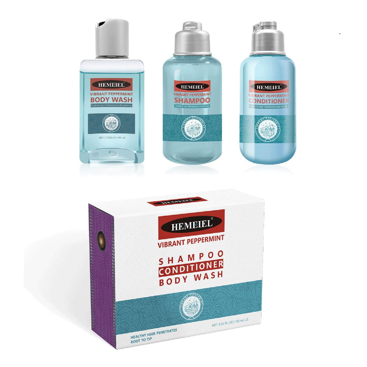 Pamper Gifts for Women,Bath Gift Sets for Her,Peppermint Essential Oil Self Care Birthday Gifts with Body Wash,Shampoo,Conditioner,Body Skincare Gift Sets
