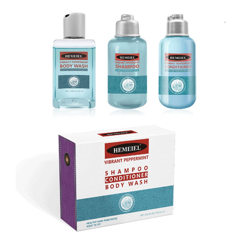 Pamper Gifts for Women,Bath Gift Sets for Her,Peppermint Essential Oil Self Care Birthday Gifts with Body Wash,Shampoo,Conditioner,Body Skincare Gift Sets