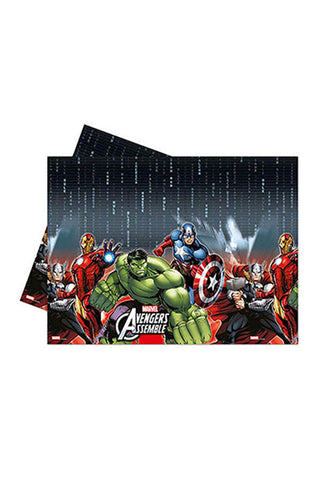 Marvel Unique Party 72066 - Plastic Avengers Assemble Tablecloth, 1.8m x 1.2m