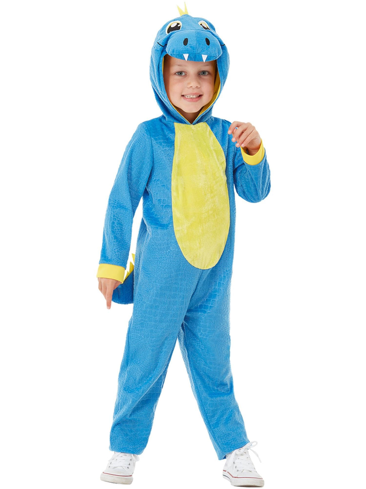 Smiffys Toddler Dinosaur Costume Blue Toddler - Age 3-4 years