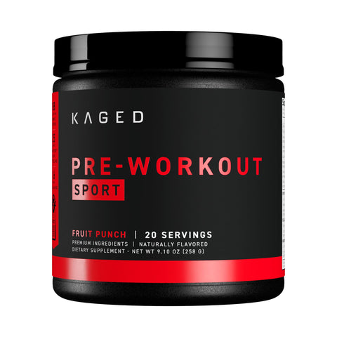 Kaged Muscle Pre-Kaged Sport, Fruit Punch - 272g