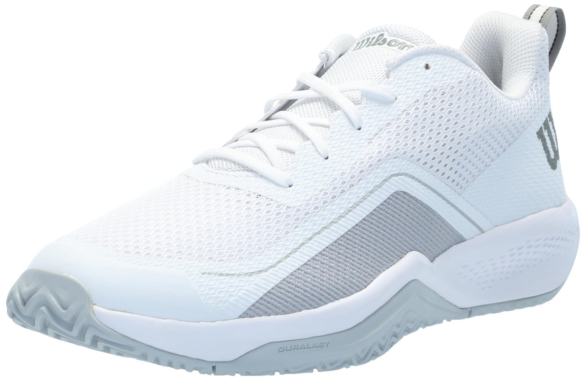 Wilson Rush Pro Lite Men's Tennis Shoe, White/Pearl Blue/Monument, Size 10.5
