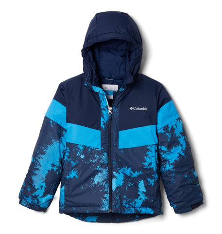 Columbia Boys' Little Lightning Lift II Jacket, Compass Blue Lookup/Collegiate Navy, XX-Small