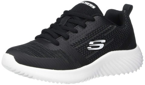 Skechers Kids Boy's Bounder 98303L Sneaker, Black/Charcoal, 11.5 M US Little Kid