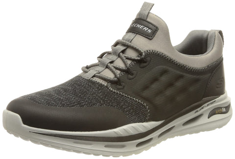 Skechers Men's Arch FIT ORCEN Sneaker, Black Mesh Synthetic, 7