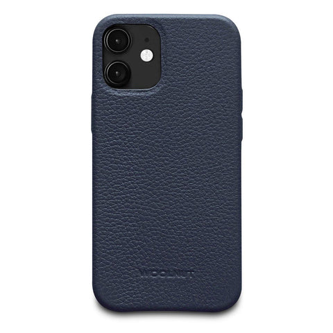Woolnut Leather Case for iPhone 12 Mini Blue