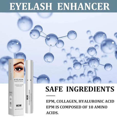 2PCS W3w Eyelash Growth Serum, W3W Lash Serum, W3w Eye Lash Growth Serum, Mother's Day Gift,W3w Eyelash Growth, Lash Serum for Eyelash Growth, Lengthen, Thicker, Strengthen (2PCS)