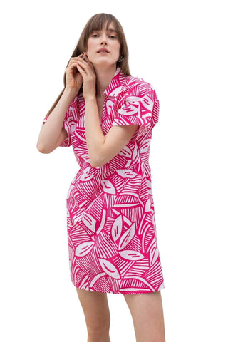 DeFacto Women's Z7663AZ Dress, Pink, 6