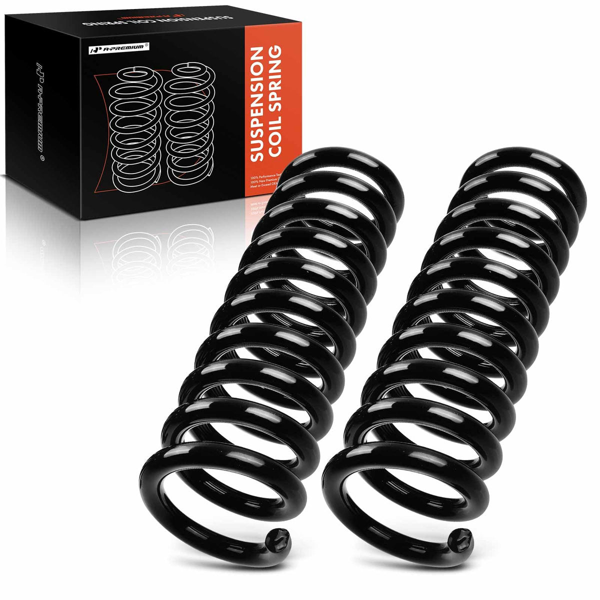 A-Premium 2Pcs Rear Suspension Coil Spring Set Compatible with Dodge Charger 2006-2010, Magnum 2005-2008, Driver and Passenger Side, Replace# 4895324AC