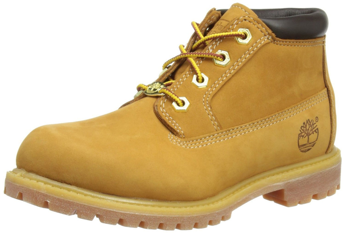 Timberland Women's Nellie Double Waterproof Ankle Boot,Wheat Yellow,6 W US