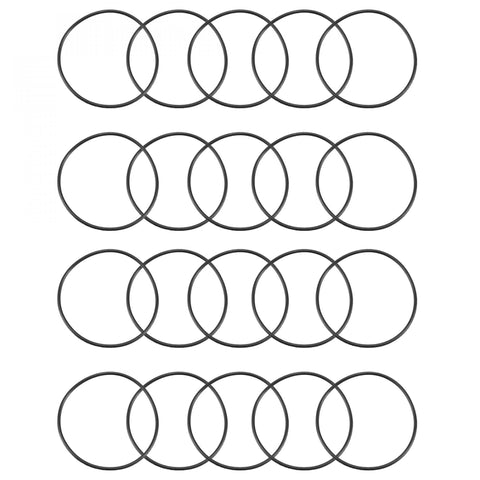 uxcell Nitrile Rubber O-Rings, 30mm OD 28mm ID 1mm Width, Metric Sealing Gasket, Pack of 20