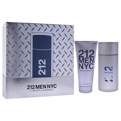 212 NYC by Carolina Herrera for Women - 2 Pc Gift Set 3.4oz EDT Spray, 3.4oz After Shave Gel