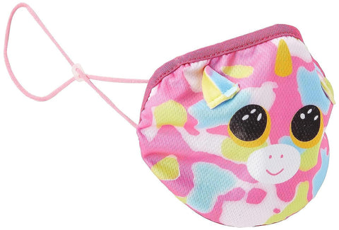 Ty UK Ltd Fantasia Unicorn Beanie Boo Face Mask, multicoloured, one size