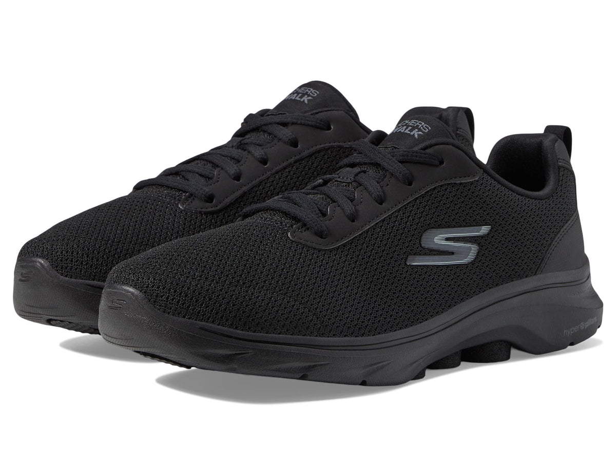 Skechers Women's Go 7-Clear Path Athletic Walking Sneaker, Black, 13