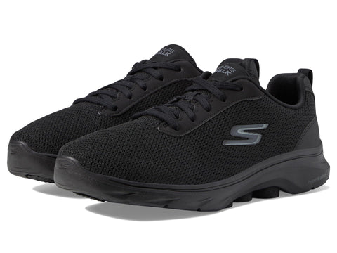 Skechers Women's Go 7-Clear Path Athletic Walking Sneaker, Black, 13