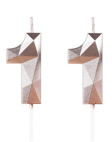 11st Birthday Candles, Number 11 Candle for Her, Rose Gold Candles, Birthday Candle for Cake, Happy Birthday Candle, Cake Candles Cake Topper Decorations for Birthday Party Wedding Anniversary