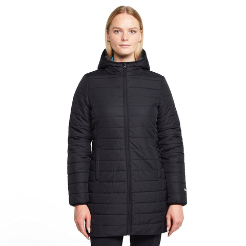 Peter Storm WomenÃƒÆ’Ã†â€™Ãƒâ€šÃ‚Â¢ÃƒÆ’Ã‚Â¢ÃƒÂ¢Ã¢â€šÂ¬Ã…Â¡Ãƒâ€šÃ‚Â¬ÃƒÆ’Ã‚Â¢ÃƒÂ¢Ã¢â€šÂ¬Ã…Â¾Ãƒâ€šÃ‚Â¢s Blisco II Longline Insulated Jacket with Hood and 2 Pockets, Water Repellent and Lightweight Womens Jacket (UK, Numeric, 18, Regular, Regular, Black)