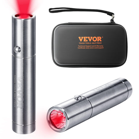 VEVOR Red Light Therapy Device for Body, Red & Near Infrared Light Therapy Wand with 3 Wavelengths, Handheld Red Light Healing Therapy Torch for Joint Muscles Pain Relief, Wound Healing, Skin Health