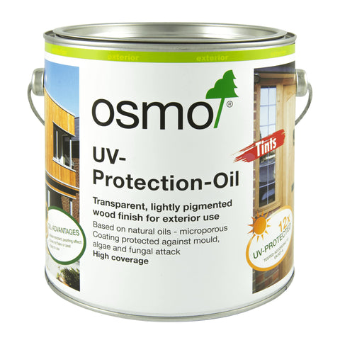 Osmo UV Protection 2.5 litre Tints (Free 1" Brush) - 425 Oak Satin