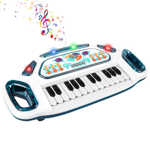 Shayson Kids Keyboard Multi-Function Piano Keyboard Toddler With Soft Lights Musical Toy For Baby Boys Girls Birthday Gift