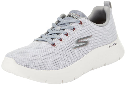 Skechers Men's Go Walk Flex Sneaker, Light Grey, 10