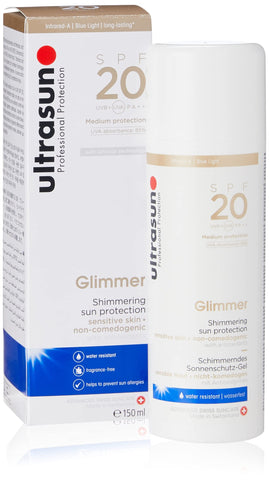 Ultrasun Glimmer SPF20 for sensitive skin 150 ml