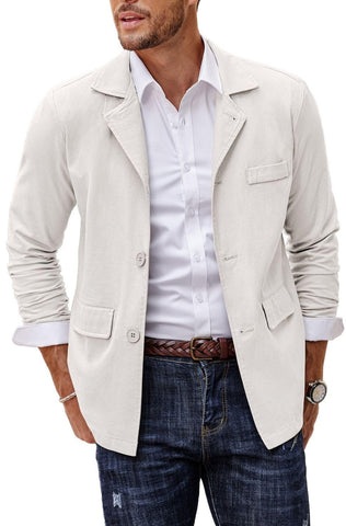 COOFANDY Men's Casual Sport Coat Cotton Linen Blazer Jacket Lightweight Suit Jackets