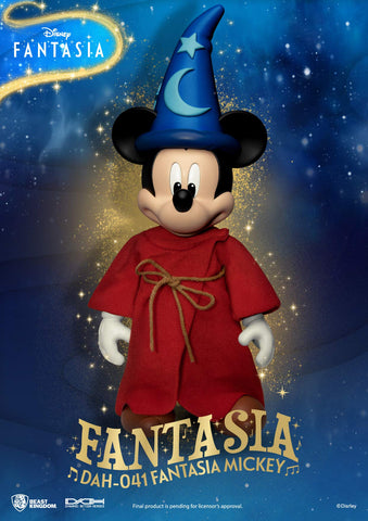 Beast Kingdom Disney's Fantasia: Mickey DAH-041 Dynamic 8ction Heroes Action Figure, Multicolor