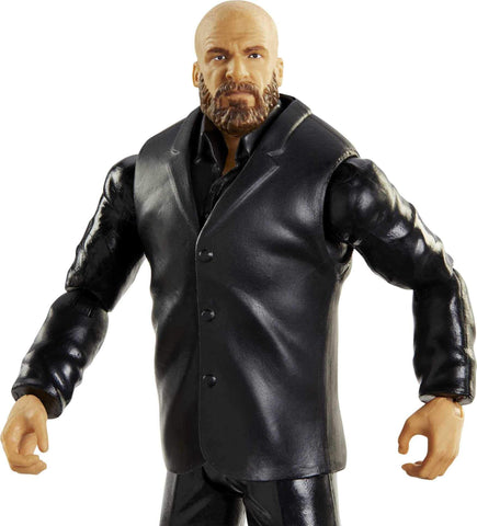 WWE Triple H Action Figure, Posable 6-in Collectible for Ages 6 Years Old and Up