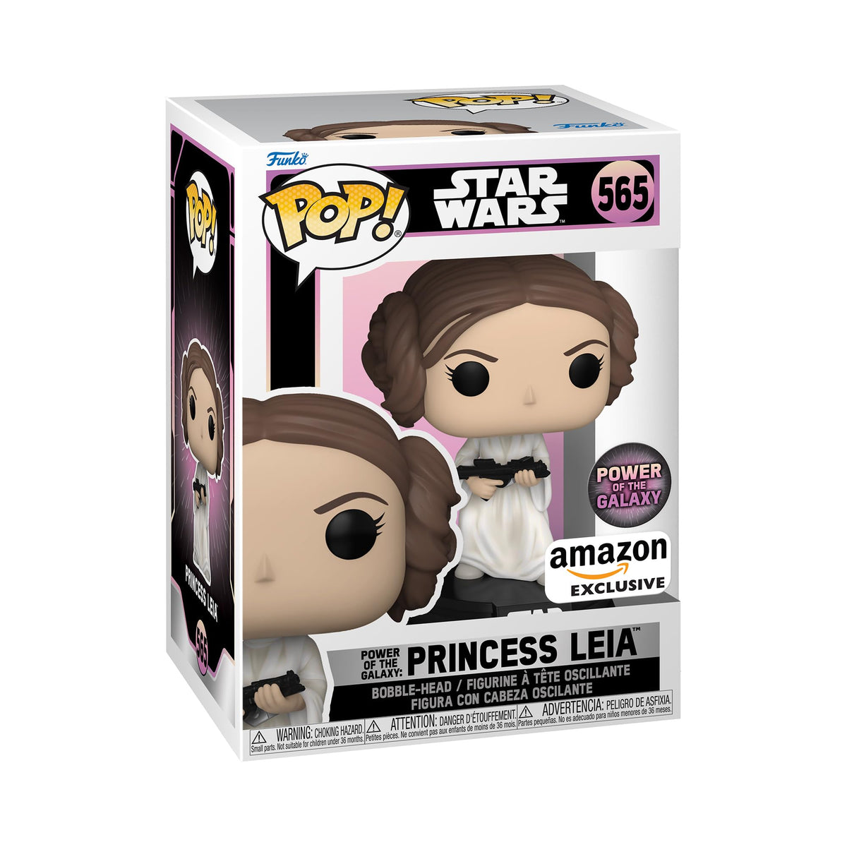 Funko POP! Star Wars: PotG - Princess Leia - Amazon Exclusive - Collectable Vinyl Figure - Gift Idea - Official Merchandise - Toys for Kids & Adults - Movies Fans - Model Figure for Collectors