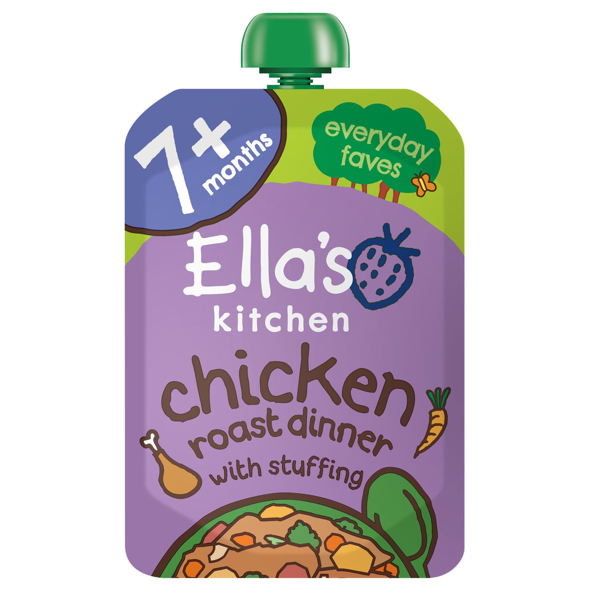 Ellas Kitchen Organic Cheery Chicken Roast Dinner, 130g