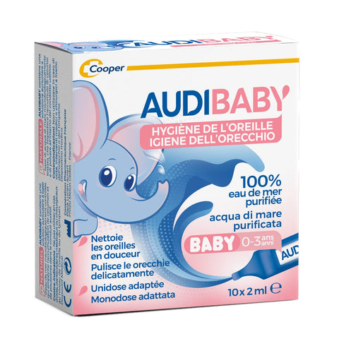 Audibaby Ear Cleaning Solution - 10 Units