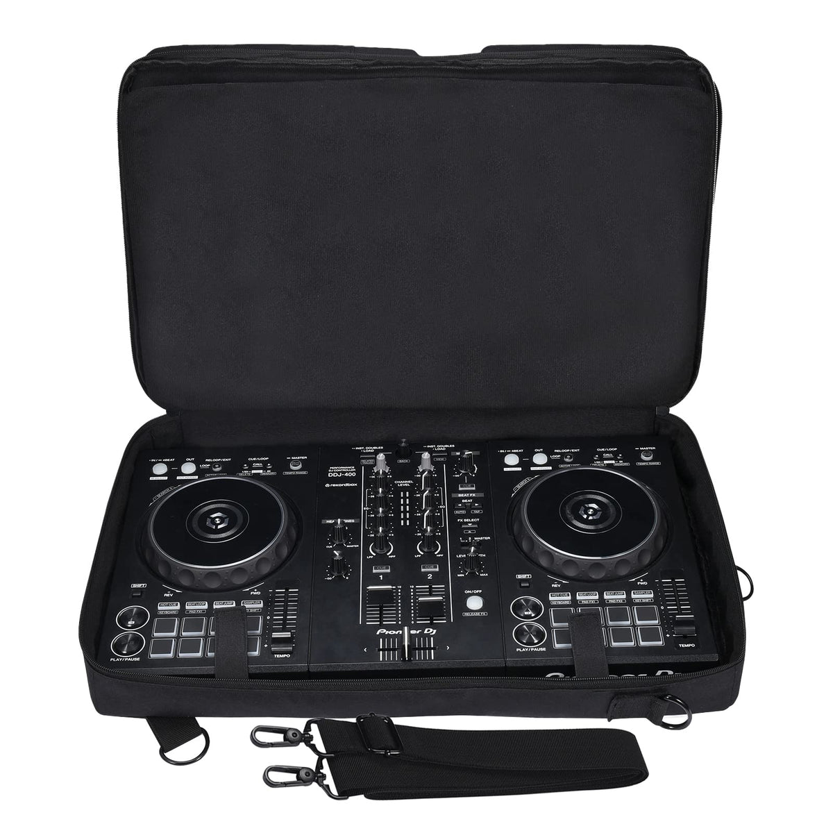 Hzycwgone Portable Sofe Case Shoulder Bag Backpack for Pioneer DJ DDJ-FLX4/DDJ-400 DJ/DDJSB3,for Roland DJ-202,for Hercules Inpulse 300,for Native Instruments TRAKTOR Kontrol S2 DJ Controller and More
