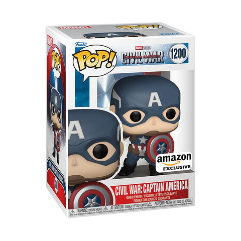 Funko Pop! Marvel: Captain America: Civil War Build A Scene - Captain America, Amazon Exclusive, Figure 12 of 12