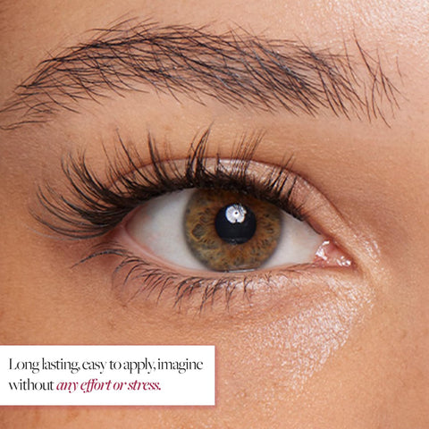 Glamnetic Lash Extensions | Slay | Professional At Home False Eyelash Extensions| Salon-Quality, High Volume, Faux Mink Lashes | 4 Sets of Lash Clusters