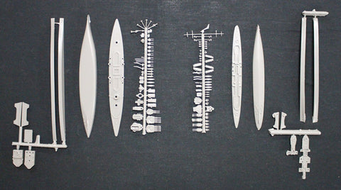 Lindberg Models LN439 0.875 Scale Table Top Navy Twin Pack HMS King George V and HMS Dorsetshire Plastic Model
