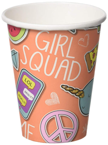 Amscan Selfie Celebration Paper Cups - 9 oz., Pack of 8
