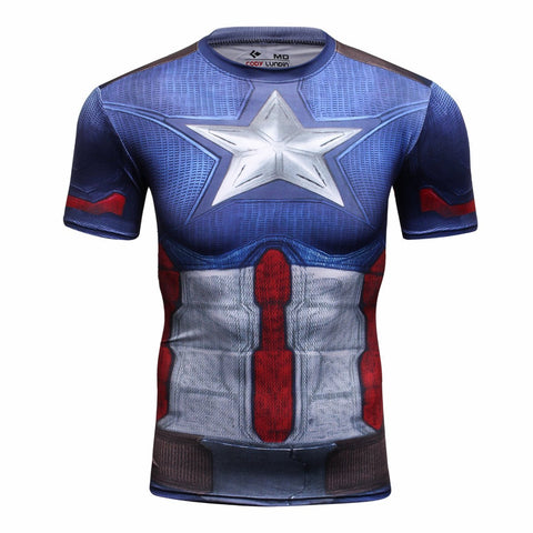 Cody Lundin Men’s Finess Shirt for Men Running T-Shirts Base Layer Tight Shirts Sport Shirts for Male Fitness T-Shirt L