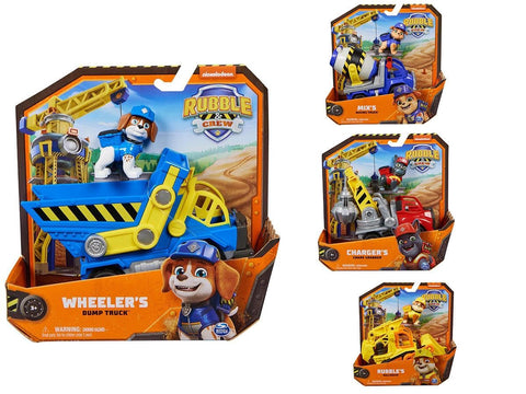 Rubble & Crew 6066726 Paw Patrol Vehicles, Multi-Coloured