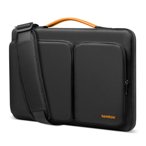 tomtoc 360 Protective Laptop Shoulder Bag for 15 Inch New MacBook Air M3/A3114 M2/A2941 2024-2023, 15 Inch Microsoft Surface Laptop 6/5, Water-Resistant Accessory Case for MacBook Pro A1990 A1707