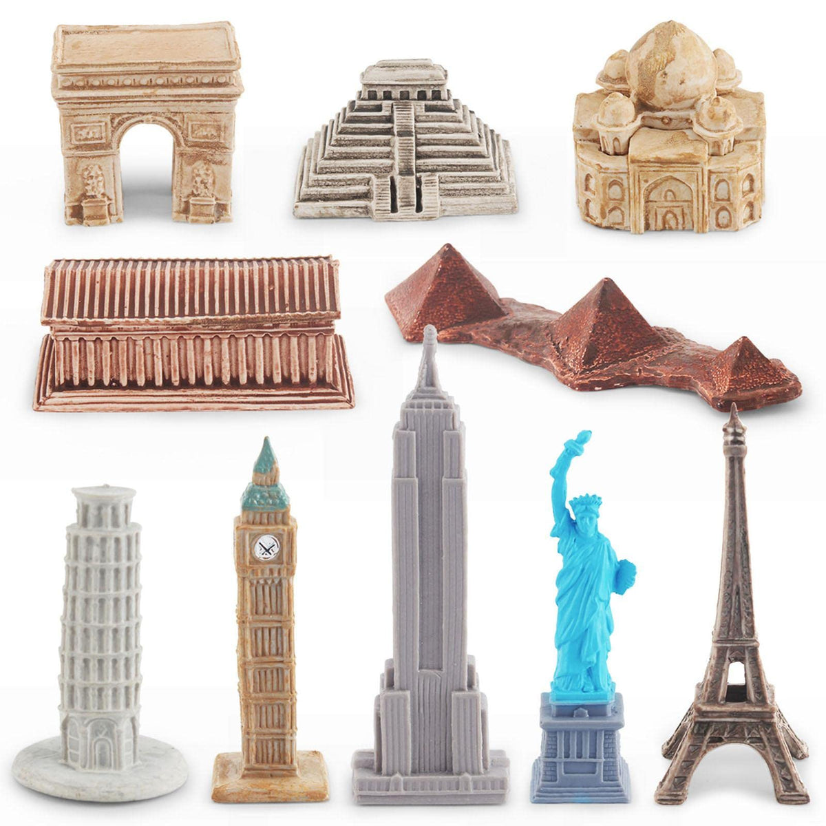 lumeon Architecture Model Building Set, 10 Pieces Global City Architecture Figurines, World Famous Landmark Model Toys, Office Home DÃƒÆ’Ã†â€™Ãƒâ€ Ã¢â‚¬â„¢ÃƒÆ’Ã¢â‚¬Å¡Ãƒâ€šÃ‚Â©cor, Gifts for Kid and Adult