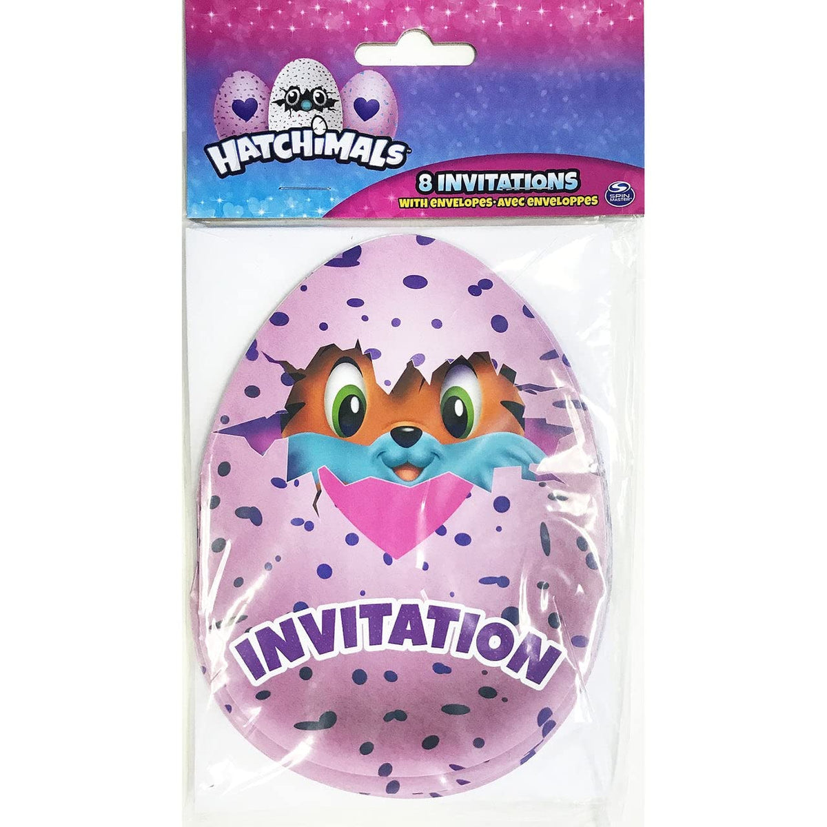Hatchimals Party Invitations - 4.50" | 8 Pcs
