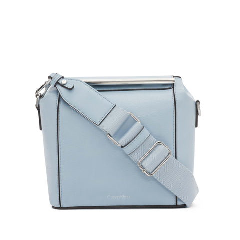 Calvin Klein Perry Organizational Dome Mini Bag Crossbody, Celestial Blue, One Size