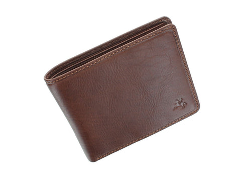 Visconti Tuscany Collection FRANCESCA Leather Wallet With RFID Protection TSC46 Black (Tan)