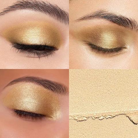 Boobeen Eyeshadow Stick for Eyes, Metallic Cream Eye Shadow Pencil Crayon, Glitter Eye Brightener Stick, Multi Function Eyeshadow Highlighter, Long wear