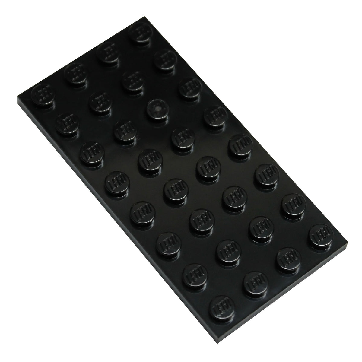 LEGO Parts and Pieces: Black 4x8 Plate x4